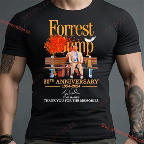 Forrest Gump Th Anniversary Tom Hanks Signature Shirt