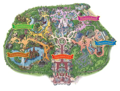 Disneyland Paris Map