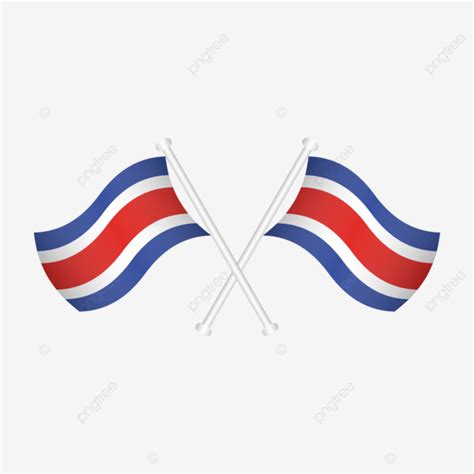 Costa Rica Flag Costa Rica Flag Costa Rica Watercolor Flag Png And