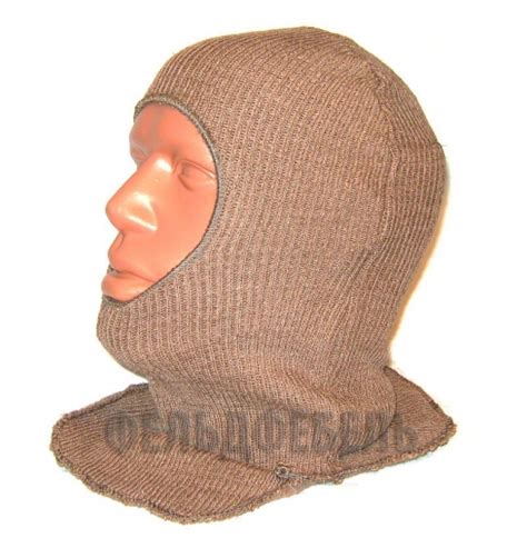 Подшлемник (балаклава) шерстяной РККА - Шапки, буденовки - Каски и ...