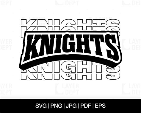 Knight Svg Knight Shirt Svg Knight Football School Mascot Knight Svg