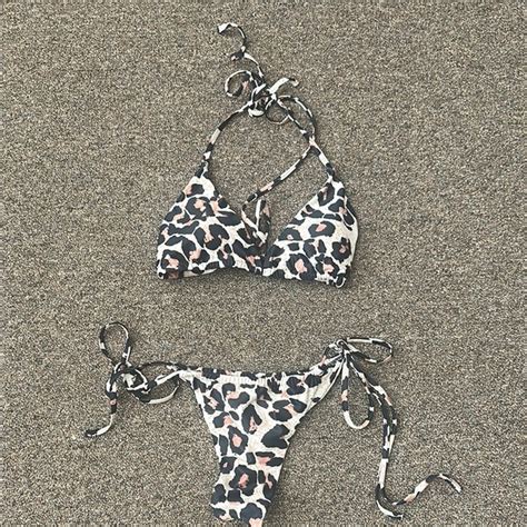 Swim Leopard Print Bikini Set Poshmark