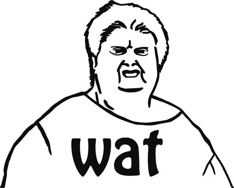 Download Meme Wat Ugly Meme Face Drawing Hd Transparent Png