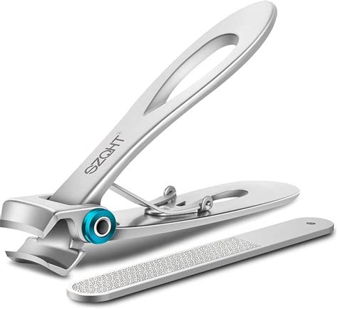 SZQHT 15mm Wide Jaw Opening Deluxe Sturdy Stainless Steel Nail Clippers