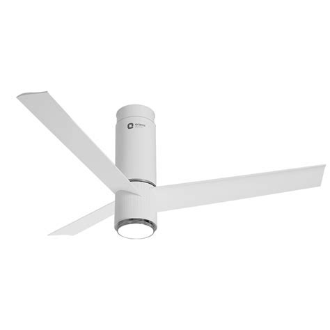 Orient Aeroslim White 48 Ceiling Fan With Iot And Led Light Alexa And