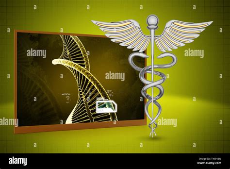 Caduceus Medical Symbol Stock Photo Alamy