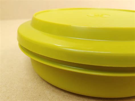 Vintage Green Tupperware Seal N Serve Bowl With Serving Plate Etsy