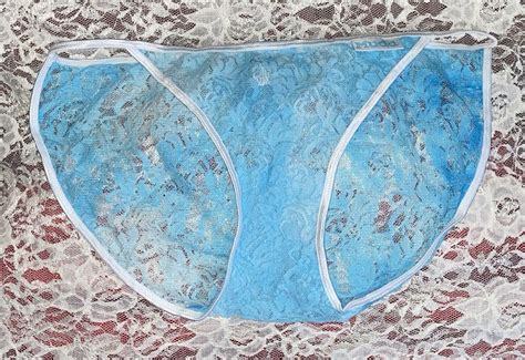 Mudd Y2K All Lace Blue Vintage L String Bikini Panties Underwear EBay