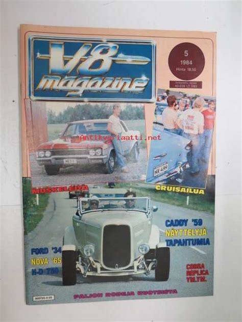 V8 Magazine 1984 nr 5 Hot Rod magazine Kunto Tyydyttävä Antikvariaatti net