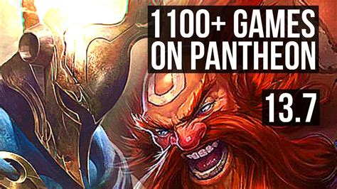 PANTHEON Vs GRAGAS TOP 1100 Games 7 1 2 1 2M Mastery Godlike