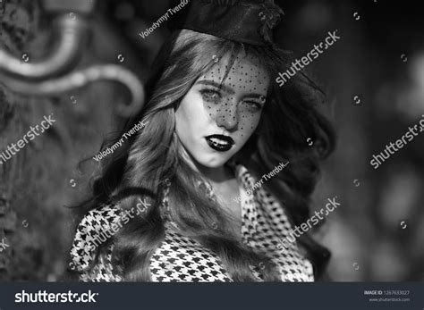 Sexy Woman Brunette Long Hair Poses Shutterstock