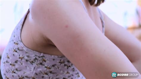 Adorable Teenager Dakota Ditches Her Pink Panties And Rubs Her Hairless Pussy On The Couch