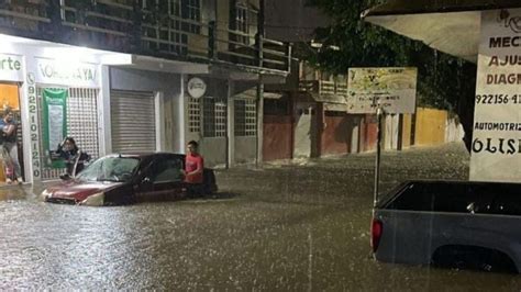 Lluvias Inundan Calles Y Viviendas De Minatitl N La Madrugada De Este