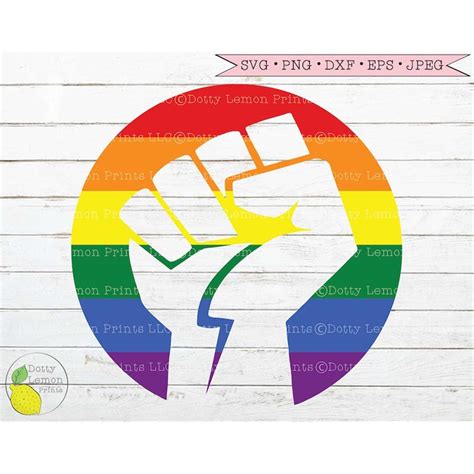Rainbow Svg Gay Pride Svg Lgbtq Svg Vintage Svg Files Inspire Uplift
