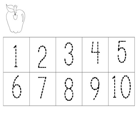 Printable Numbers 1 10 Tracing Easy Free Download And Print For You