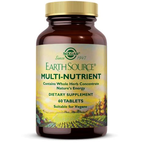 Solgar Earth Source® Multi Nutrient 6090180 Tabs Maple Herbs At