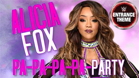 Alicia Fox 2011 Pa Pa Pa Pa Party Wwe Entrance Theme Youtube