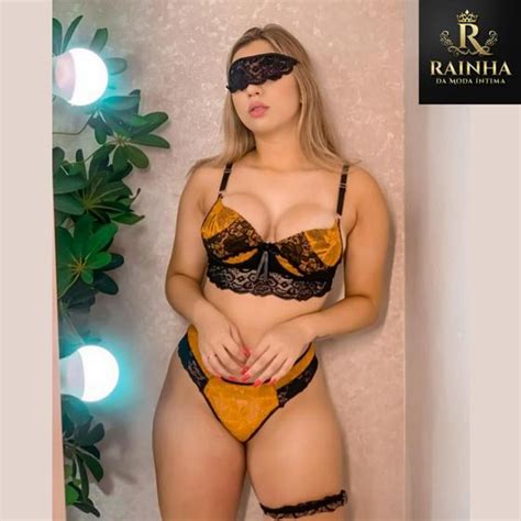 Conjunto Lingerie Sexy Feminina Amarelo Rainha Da Moda Ntima Conjunto De Lingerie