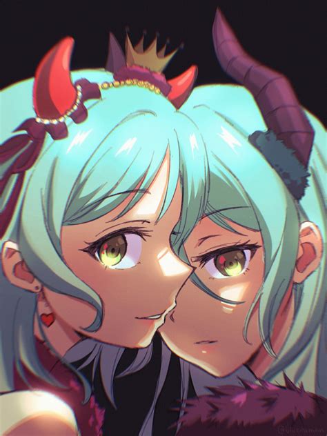 Hikawa Sayo And Hikawa Hina Bang Dream Drawn By Xinblueramen