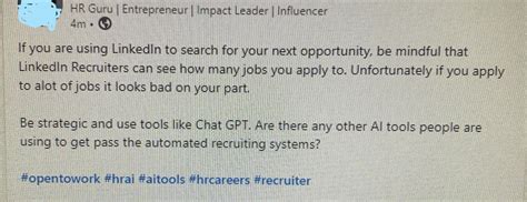 Friendly reminder - if you apply to too many jobs (you know, bc you