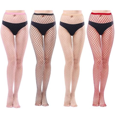 Sexy Women S Long Fishnet Body Stockings Fish Net Pantyhose Mesh Nylon Tights Lingerie Skin