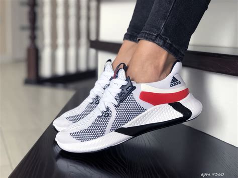 Женские кроссовки Adidas белые демисезонные повседневные адидас легкие ...