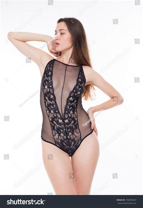 Brunette Sexy Girl Lingerie Body Underwear Stock Photo Shutterstock