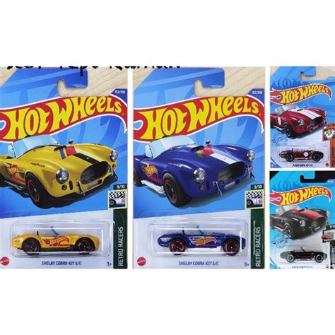 Hot Wheels Shelby Cobra 427 S C Series For Collections And Gifts Shopee Malaysia