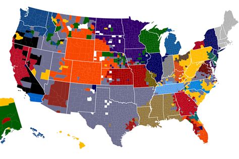 New NFL fan map reveals surprising regional allegiances - Silver And ...