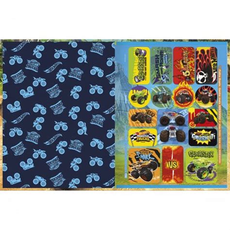 CADERNO UNIV CD BROCHURA FLS HOT WHEELS MONSTER TRUCKS Livraria Concorde