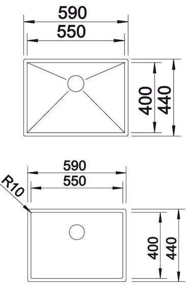 Мойка Blanco Zerox 550-U купить с бесплатной доставкой и установкой в ...