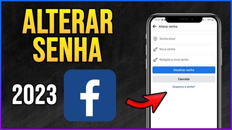 Como Mudar Senha Do Facebook Atualizado Youtube