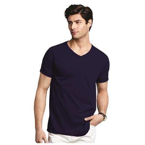 Playera Caballero Gildan Soft Style Cuello V 100 Algodon Yase