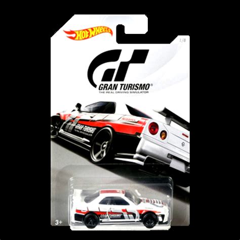 Hot Wheels Nissan Skyline Gt R R Gran Turismo Fkf White