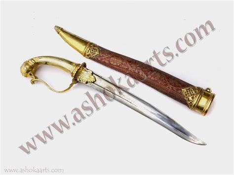 Heavy Gilded Silver Dagger From Nepal Antique Swords And Weapons
