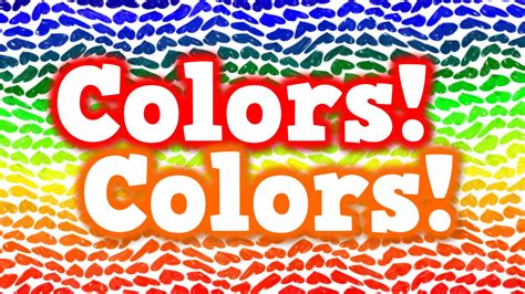 Colors! Colors! (song for kids about basic colors) - YouTube