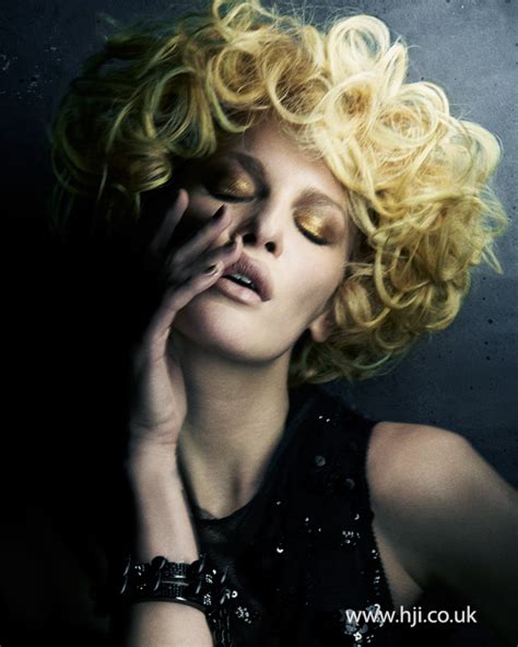 Tight Big Blonde Curls