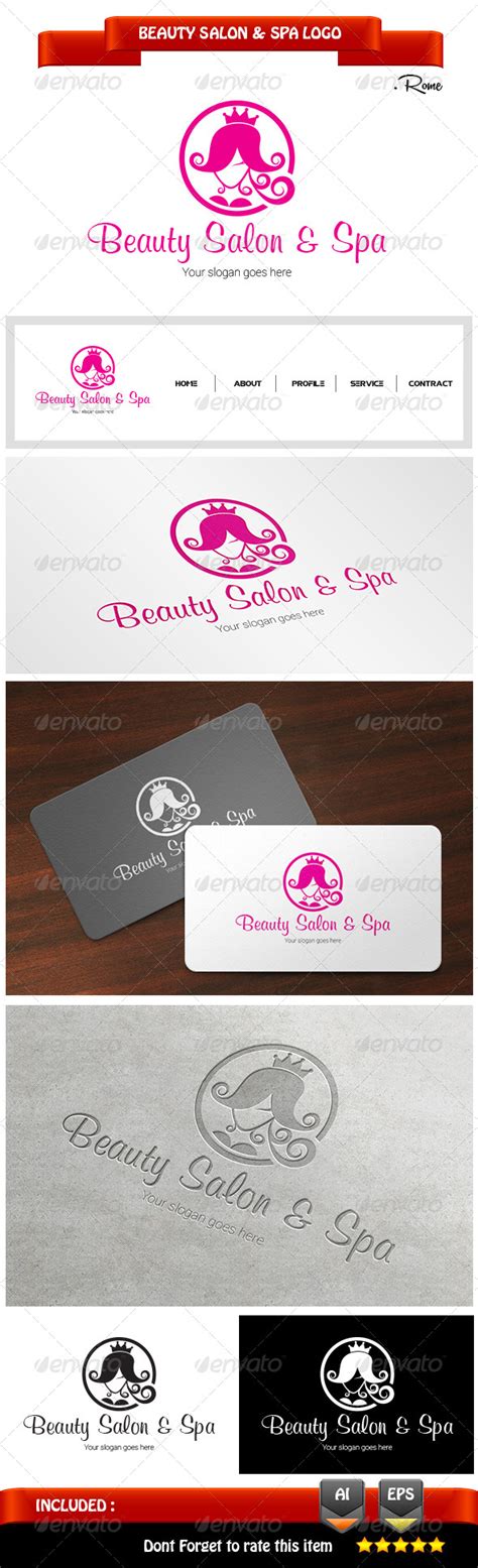 Beauty Salon & Spa Logo by Rometheme | GraphicRiver