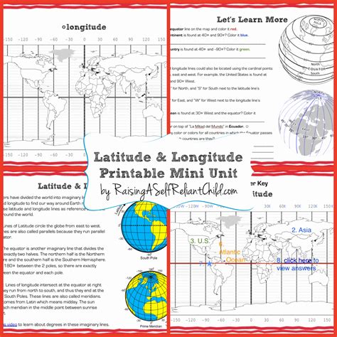 Latitude And Longitude Free Printable Worksheets - Free Worksheets