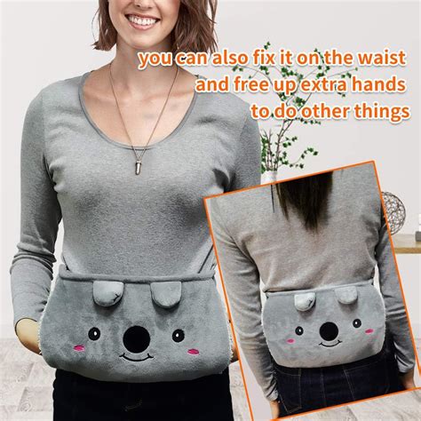 Hot Water Bottle Rubber Warm Water Bag With Soft Waist Cover Hot Water Bag For Neck And Shoulder