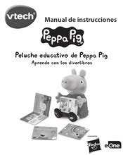 Vtech Peluche Educativo De Peppa Pig Aprende Con Los Diverlibros