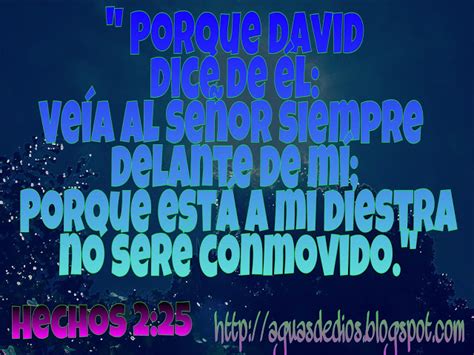 Compartamos la Palabra de Elohim Porque David dice de él Veía al