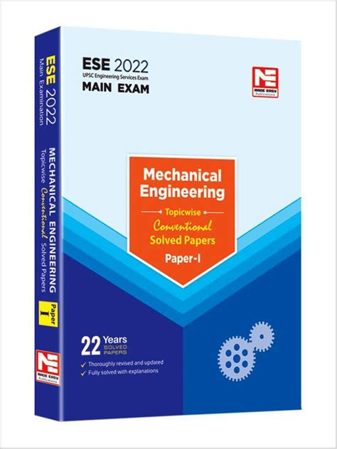 Buy ESE 2022 Mains Examination Mechanical Engineering Conventional