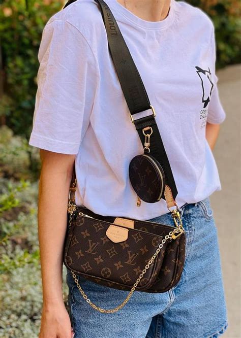 Сумка женская коричневая брендовая клатч 3 в 1 канва в стиле луи витон ...