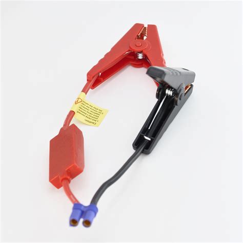 Кабель с зажимами тип крокодил и с разъемом EC5 для пуско-зарядного ...