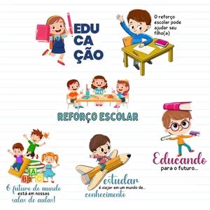 Reforço Escolar Atividades De Alfabetização 2 Ano Para Imprimir Pdf - Pack Adesivo Reforço Escolar - Tatiane Tamara de Oliveira Silva