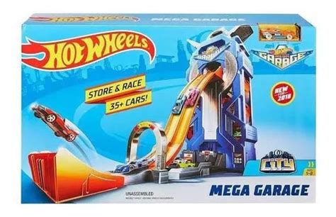 Hot Wheels City Mega Garagem Giratoria Play Set Mattel Ftb68 Parcelamento Sem Juros