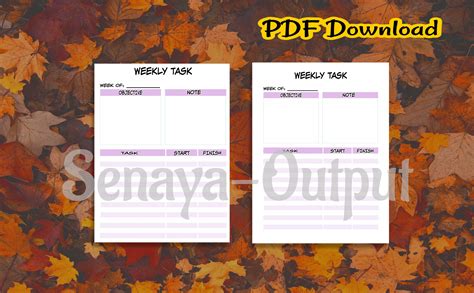 printable weekly task list template blank weekly task print  fill