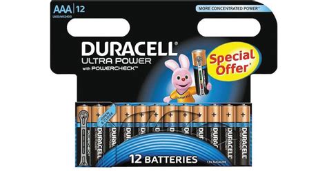 Duracell Ultra Power AAA Compatible 12-pack • Se priser (8 butiker)