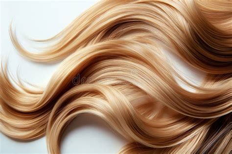 Long Blonde Hair With A Wavy Texture Perfect For Hair Salon Hair Advertisement Stock Photo